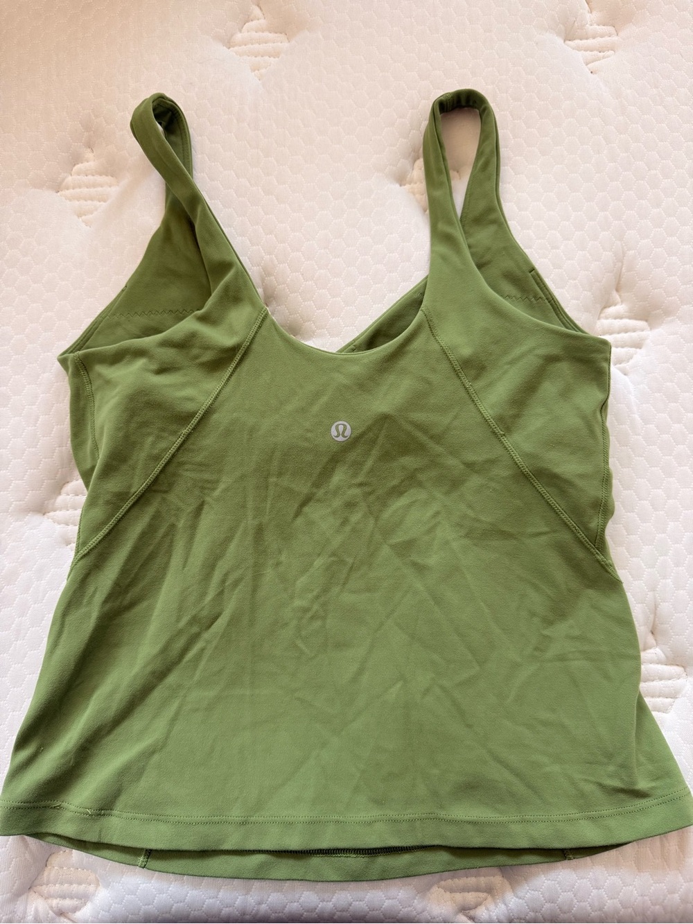 lululemon athletica Olive Green V-Neck Tank - Picture 3 of 6